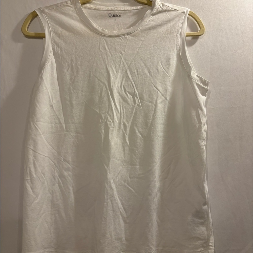Quince Women's White Tank Top